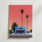 Hiroshi Nagai Sunset Record Store - utan passepartout