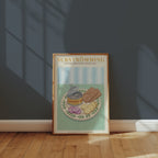Surströmming poster på vägg i köksmiljö från Bozetto