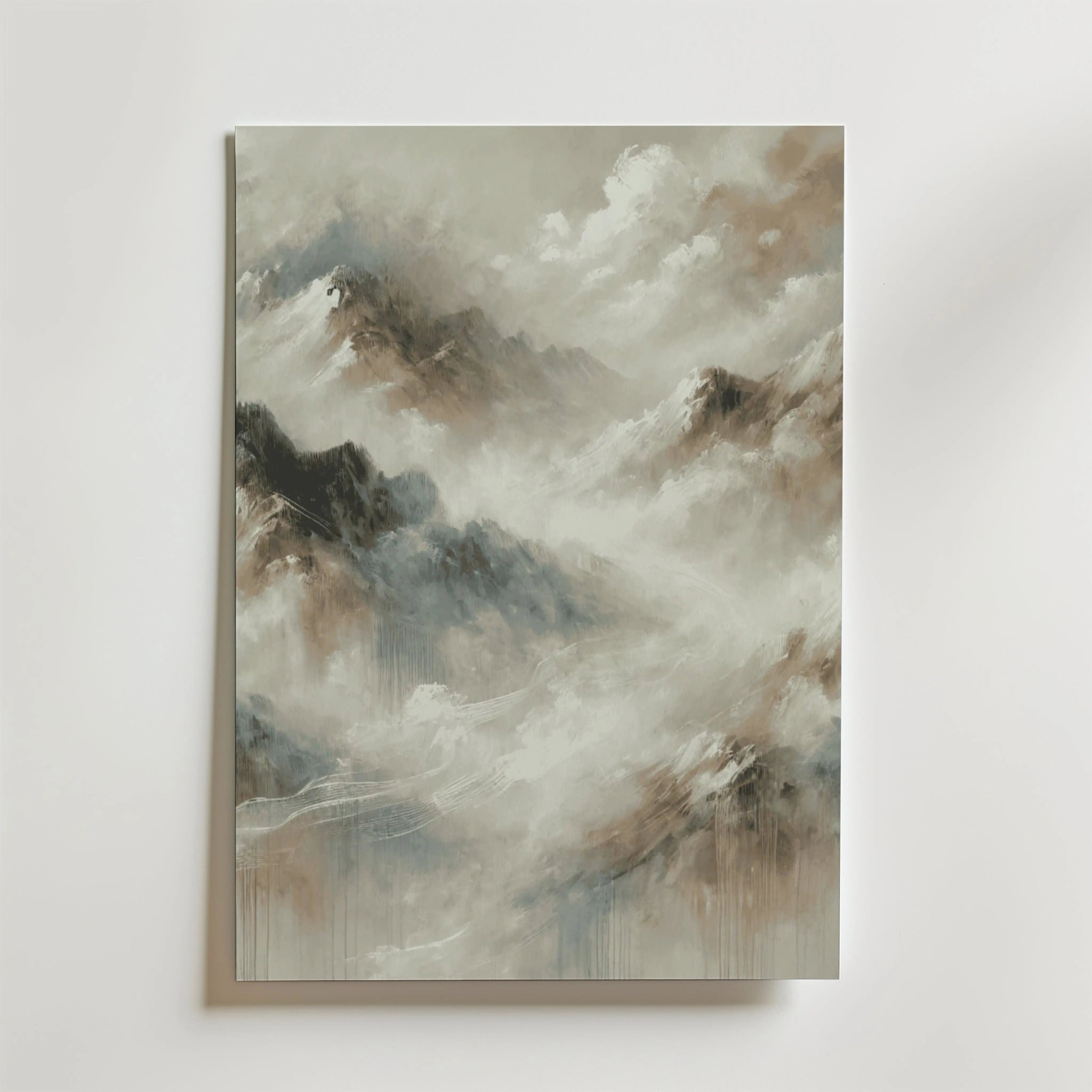 Mountains of Tranquility – stilfullt konsttryck från Bozetto, tryckt på matt finpapper