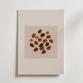 Umber Scatter Poster – canvas utan passepartout