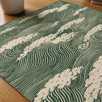 Waves and Clouds poster paper_desk på skrivbord – Bozetto affisch i hög tryckkvalitet
