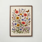 Wildflower Meadow Poster – valnötsram