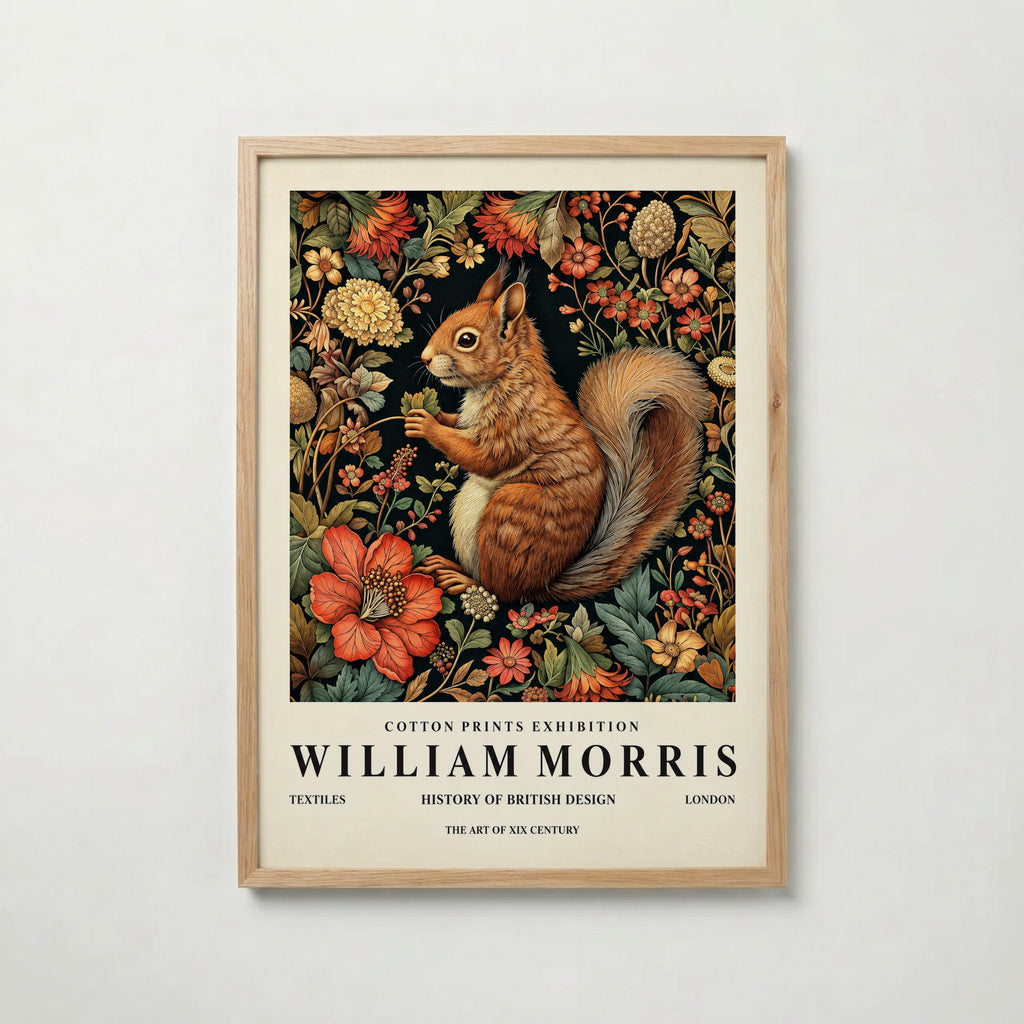 William Morris Squirrel Poster – ekram