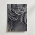 Windswept Muse Poster – canvas utan passepartout