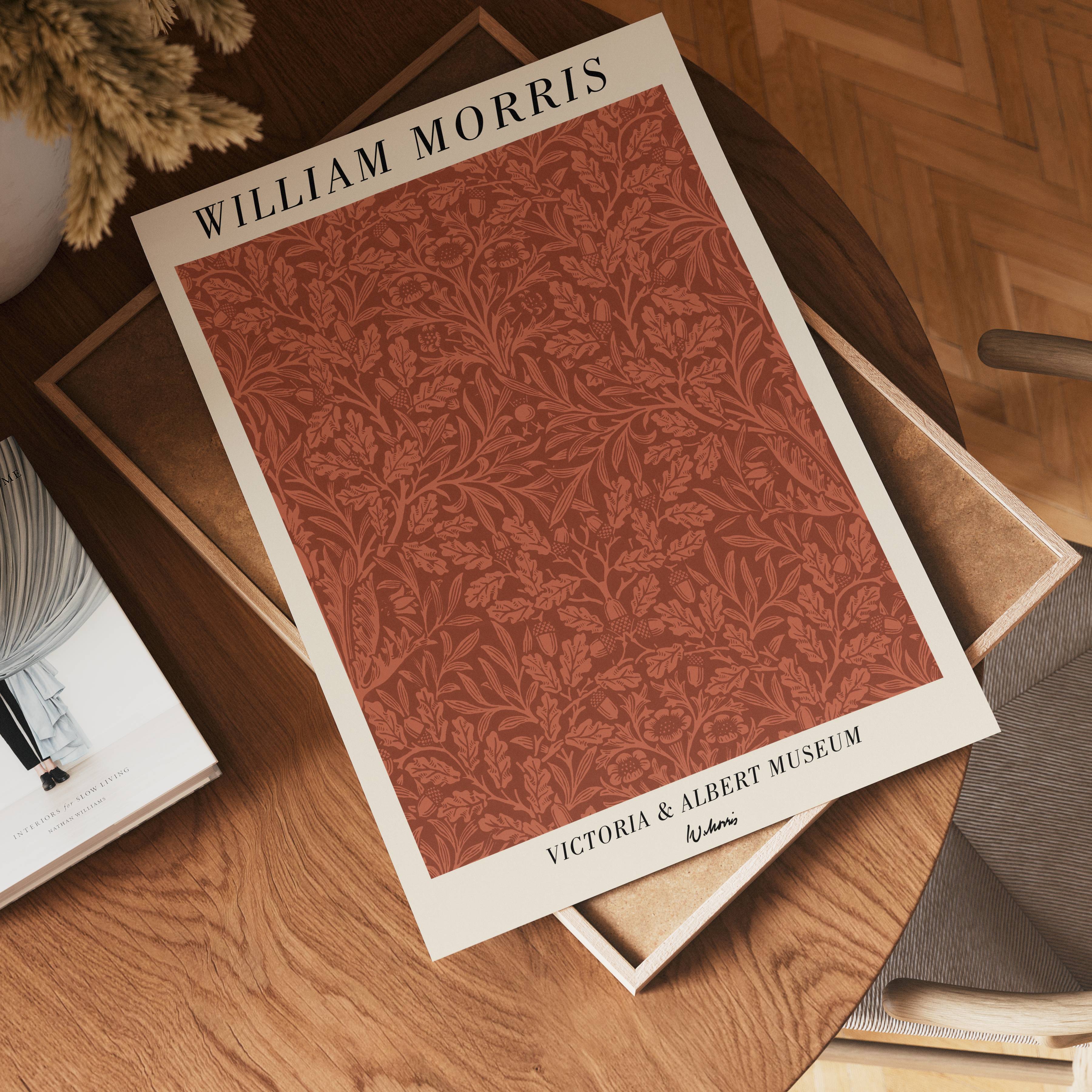 William Morris Victoria & – affisch med stilfullt motiv från Bozetto i hög kvalitet