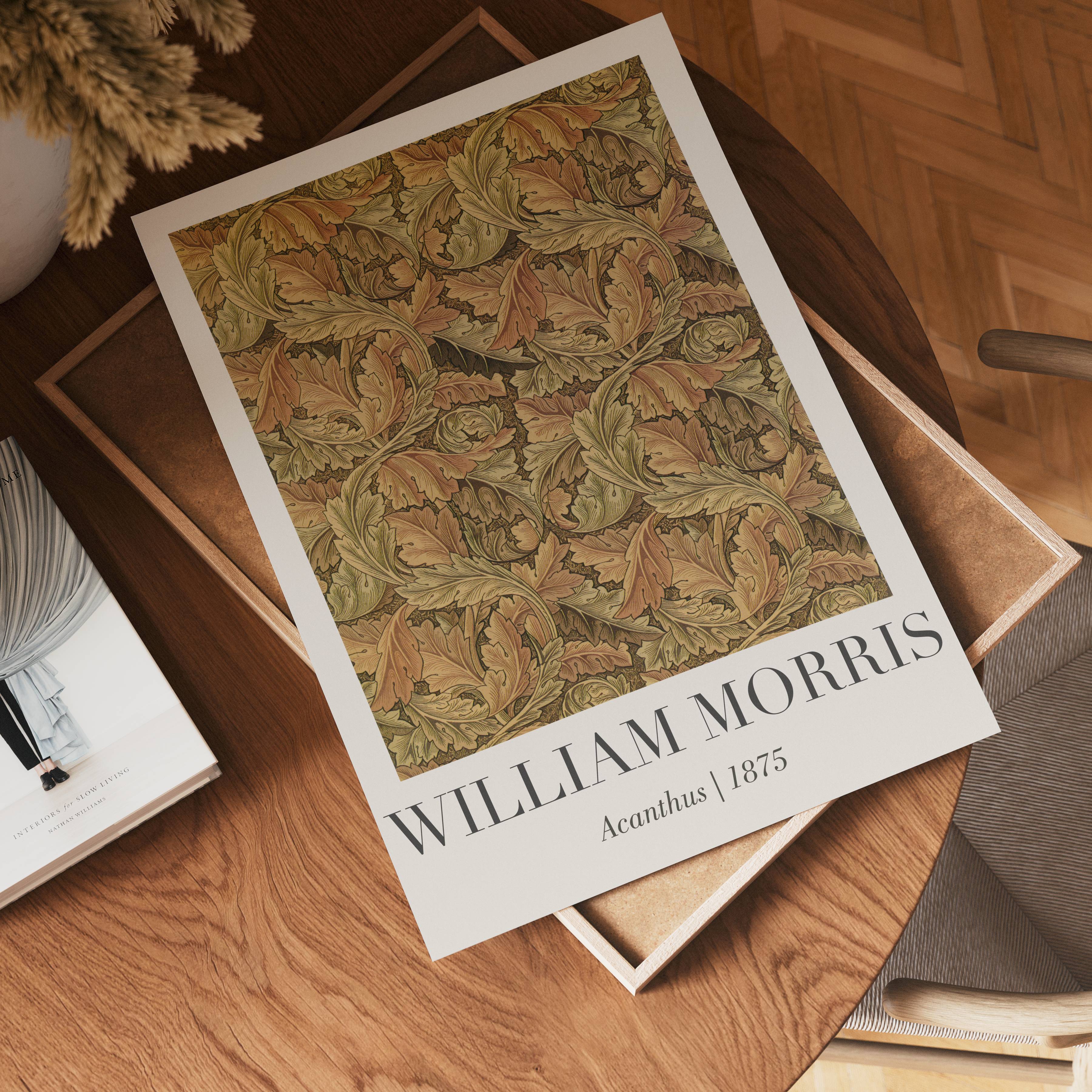 William Morris Acanthus 1875 – affisch med stilfullt motiv från Bozetto i hög kvalitet