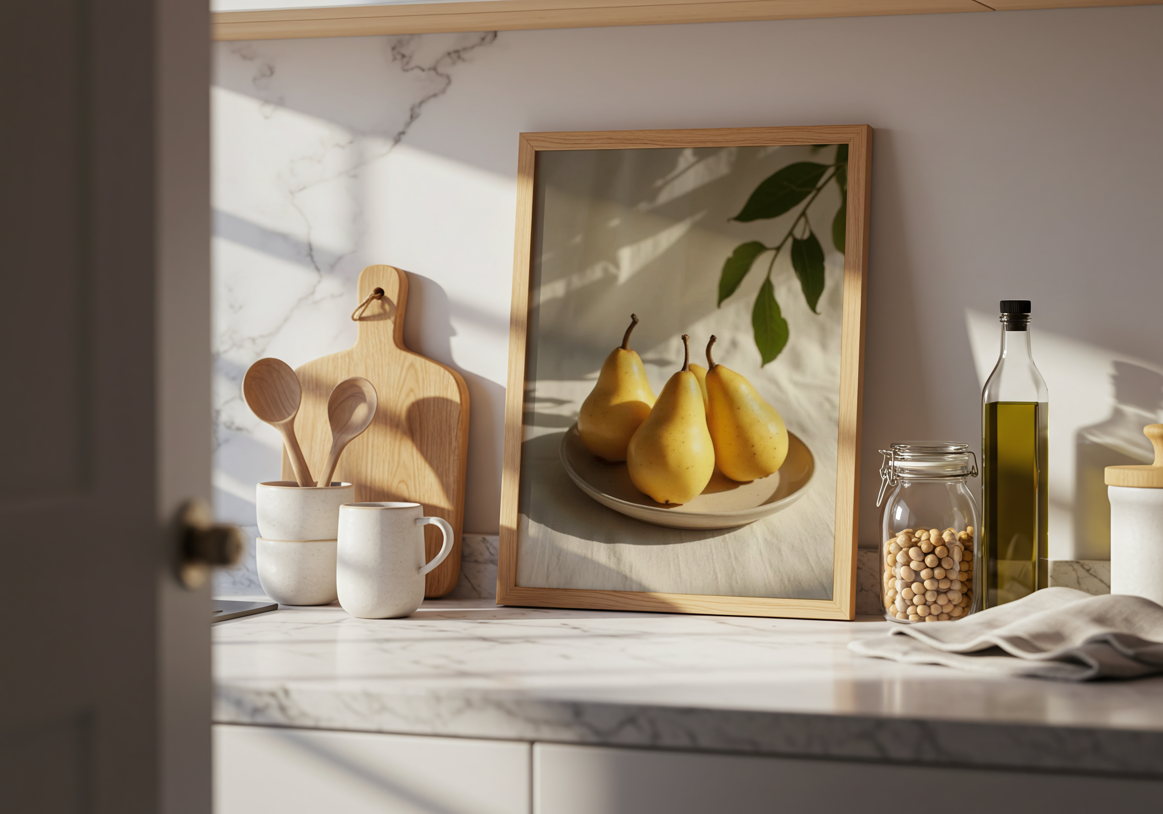Elegant Pear – affisch med snyggt motiv, köp enkelt hos Bozetto i flera storlekar